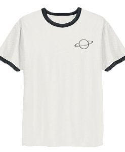 Space Planet ringer t shirt