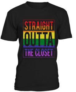 Straight outta the closet T-shirt