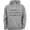 Stranger Things Alphabet Hoodie