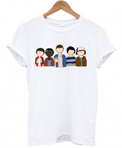 Stranger Things Cartoon Characters t-shirt