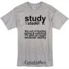 Study definition t-shirt