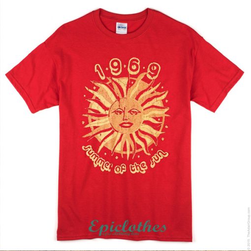 Summer of the sun 1969 t-shirt