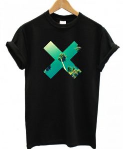 The XX palm tree cross t-shirt
