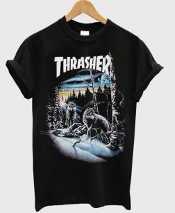 Thrasher 13 wolves t-shirt