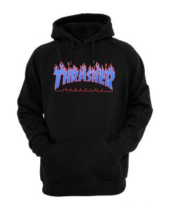 Thrasher Blue Flame Hoodie