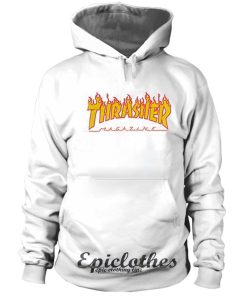 Thrasher Flame logo Hoodie