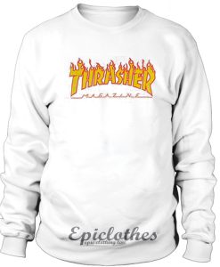 Thrasher Flame logo Sweatshirt