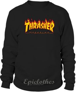 Thrasher flame logo Sweatshirt 2