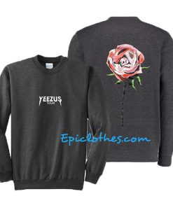 Yeezus Tour wes lang Rose Sweatshirt