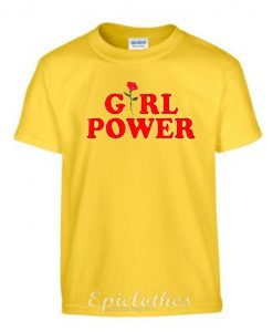 Yellow Girl Power t-shirt