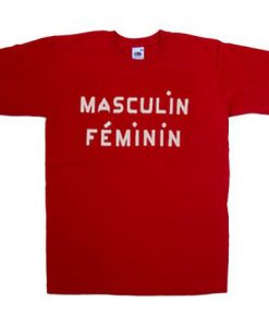 masculin feminin t shirt