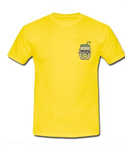 Banana Milk pocket Logo T Shirt