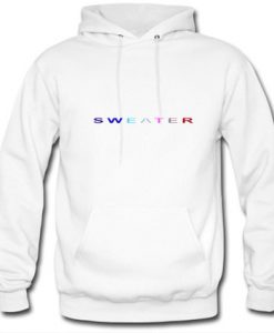 Colorful Sweater Letter Hoodie