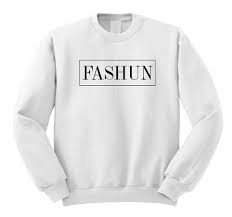 Fashun White Sweatshirt
