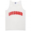Lifeguard white tank top