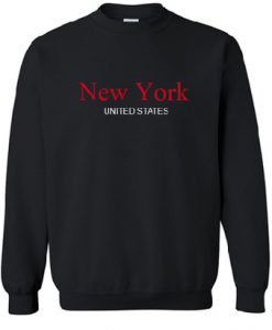 New York United states sweatshirt