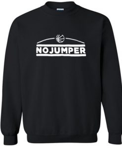 No Jumper Black Sweatshirt