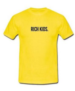 Rich Kids yellow t shirt