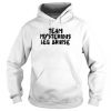 Team mysterious leg bruise Font hoodie