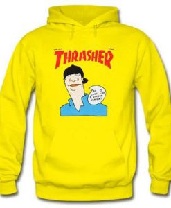 Thrasher Gonz hoodie yellow