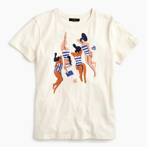 Virginie Morgand sunbathers graphic T-shirt