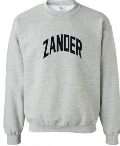 Zander Font logo Sweatshirt