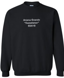 ariana grande sweetener sweatshirt