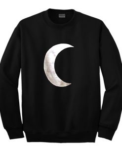 crescent moon sweatshirt