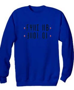 fy alphabet sweatshirt