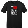 i love my girlfriend young mens t shirt