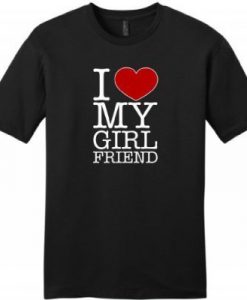 i love my girlfriend young mens t shirt