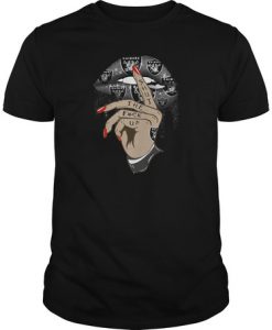 Oakland raiders shut the fuck up lips shirt