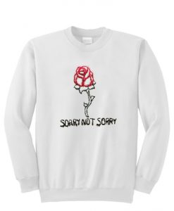 sorry not sorry sweatshirt