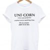 unicorn meaning t shirt