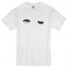 wink eyes print t shirt