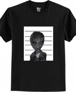 Alien black Graphic T shirt