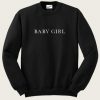 Baby Girl Black Sweatshirt