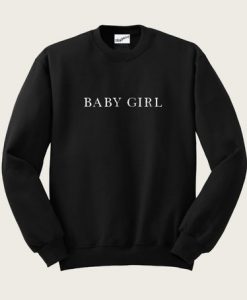 Baby Girl Black Sweatshirt