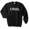 CTRUEL black Sweatshirt