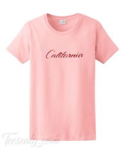 California Text Graphic T shirt