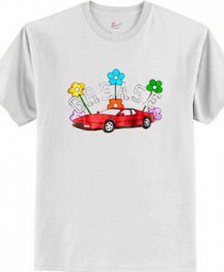 Grease Flower Car T Shirt