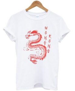 Hongkong Red Dragon T shirt