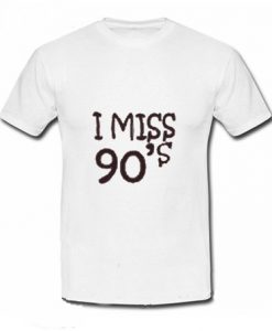 I Miss 90s Logo T Shirt