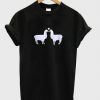 Llama In Love Graphic T shirt