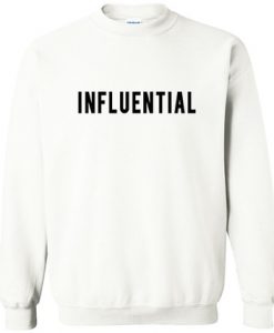Influential logo sweatshirt