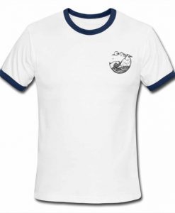 Mountains Of The Sea Ringer T shirt