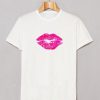 Pink Lips Graphic T shirt