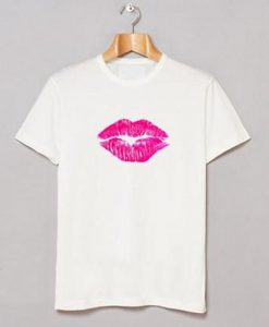 Pink Lips Graphic T shirt