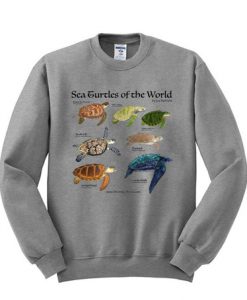 Sea Turtles of the world sweatshirt