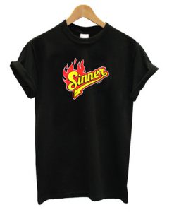 Sinner Flame Logo T shirt